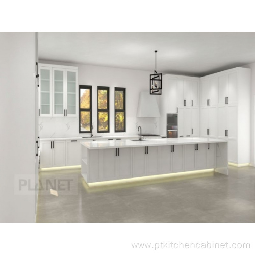 Wholesale modern design ready made cheap kitchen cabinets